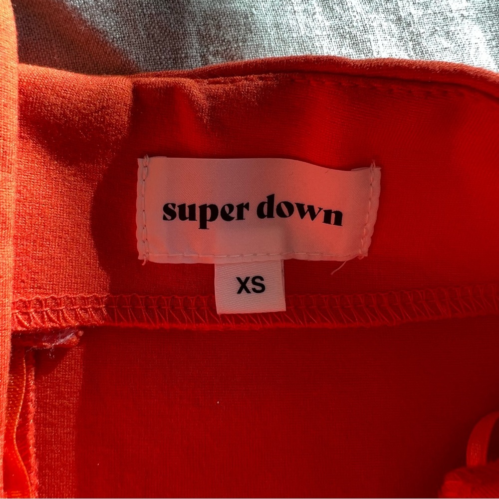 Superdown Orange Halley Dress View 3
